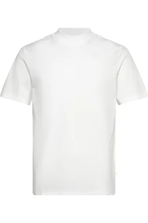 J Lindeberg Ace Mock Neck T-Shirt Tops T-Kortærmet Skjorte White
