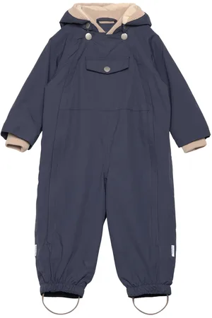 Mini A Ture Matwisto Fleece Lined Spring Coverall. Grs Outerwear Coveralls Softshell Coveralls Navy