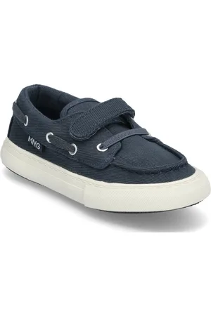 MANGO Velcro Nautical Sports Shoes Low-top Sneakers Navy