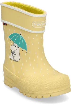 Viking Alv Jolly Moomin Shoes Rubberboots High Rubberboots Yellow