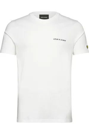 Lyle & Scott Embroidered T-Shirt Tops T-Kortærmet Skjorte White