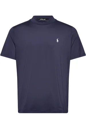 Ralph Lauren Tailored Fit Performance Mockneck Sport Men Sports Clothes Sport Tops Sport T-Skjorte Navy