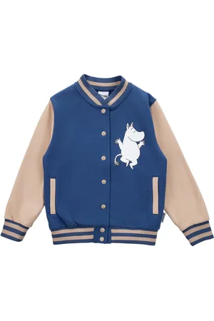 Mumin Moomintrollet Jacka Tops Sweatshirts & Hoodies Sweatshirts Blue