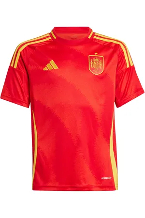 adidas Fef H Jsy Y Tops T-shirts Football Shirts Red