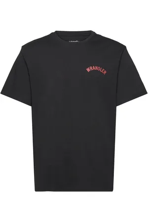 Wrangler Graphic Tee Tops T-Kortærmet Skjorte Black
