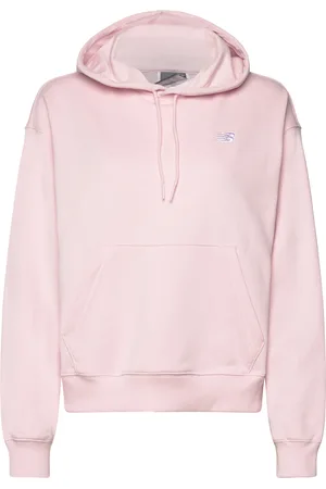 New Balance Sport Essentials French Terry Hoodie Sport Sweatshirts & Hoodies Hoodies Pink