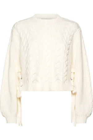 Munthe Fabricka Tops Knitwear Jumpers White