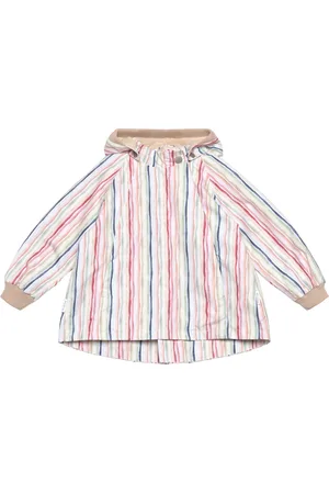 Mini A Ture Matwiami Fleece Lined Printed Spring Jacket. Grs Outerwear Shell Clothing Shell Jacket Pink