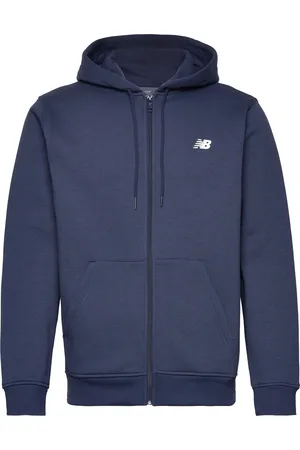 New Balance Sport Core Brushed Full Zip Hoodie Sport Men Sport Clothing Sport Sweatshirts & Hoodies Sport Hoodies Navy