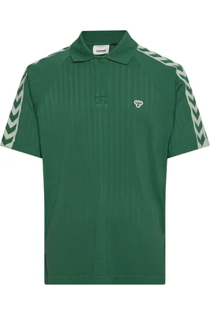 Hummel Hmlarchive Loose Polo Shirt S/S Sport Sport Clothing Sport Tops Sport Polos Sport Short-sleeved Polos Green