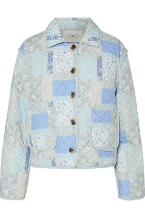 Y.A.S Lelou Ls Padded Jacket - D2D Quiltet Jakke Blue