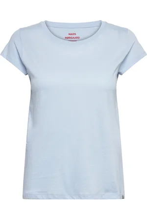 Mads Norgaard Organic Jersey Teasy Tee Fav Tops T-shirts & Tops Short-sleeved Blue