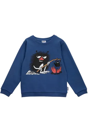 Mumin Stinky Collegetröja Ss25 Tops Sweatshirts & Hoodies Sweatshirts Blue