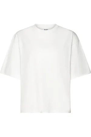 DAY Birger et Mikkelsen Drew - Heavy Jersey Designers T-shirts & Tops Short-sleeved White