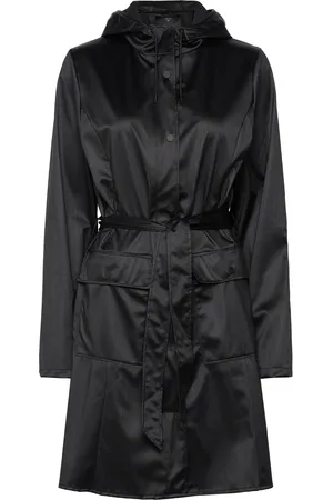 Rains Curve Jacket Outerwear Rainwear Rain Coats Black