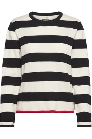 Mads Norgaard Tight Cotton Ivy Knit Tops Knitwear Jumpers Black