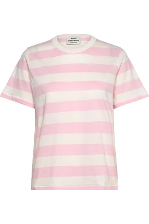 Mads Norgaard Single Organic Grace Tee Tops T-shirts & Tops Short-sleeved Pink