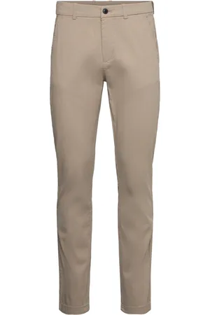 Lindbergh Superflex Chino Pants Bottoms Trousers Chinos Beige