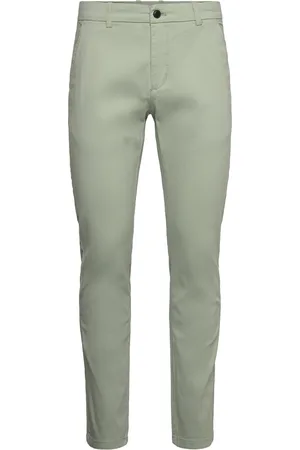 Lindbergh Superflex Chino Pants Bottoms Trousers Chinos Green