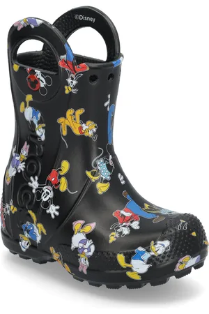Crocs Mickey Friends Handle It T Shoes Rubberboots High Rubberboots Black