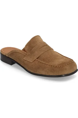 Billi Bi Shoes Shoes Mules & Slip-ins Flat Mules Brown