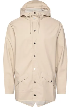 Rains Jacket W3 Outerwear Rainwear Rain Coats Cream