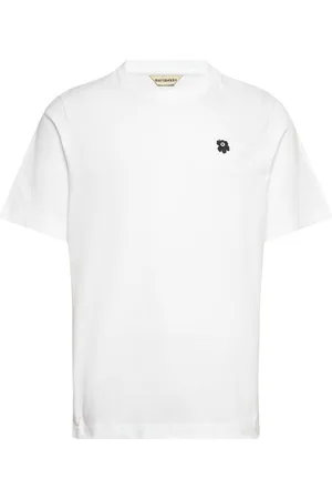 Marimekko Torus Unikko Placement Tops T-shirts & Tops Short-sleeved White