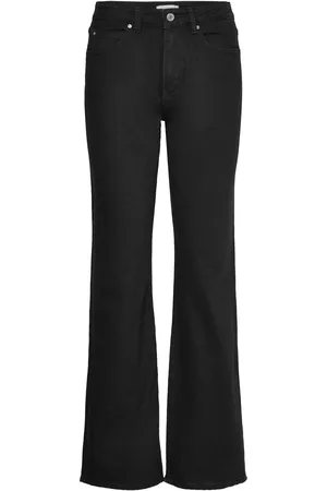 Gina Tricot Classic Boot Jeans Bottoms Jeans Flares Black