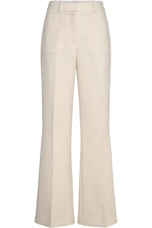 Reiss Priya Bottoms Trousers Suitpants Cream