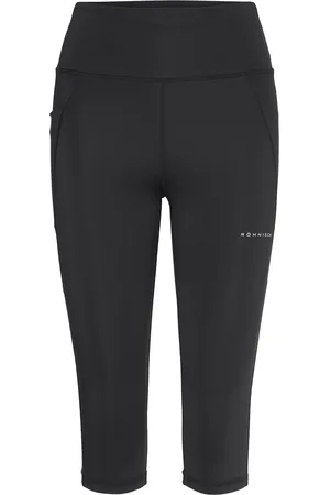 Röhnisch Flattering High Waist Capri Tights Sport Women Sport Clothing Sport Tights Sport Training Tights Black