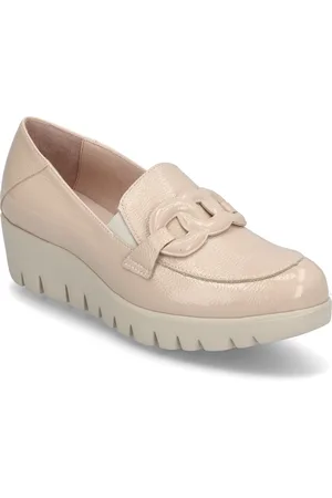 Wonders Brisa Sko Med Kilehæl Beige