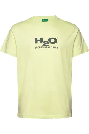 H2O Logo Tee Tops T-Kortærmet Skjorte Yellow