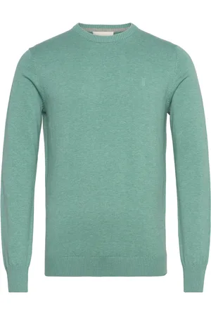 Bruun & Stengade Bs Jupiter Regular Fit Knitwear Tops Knitwear Round Necks Green