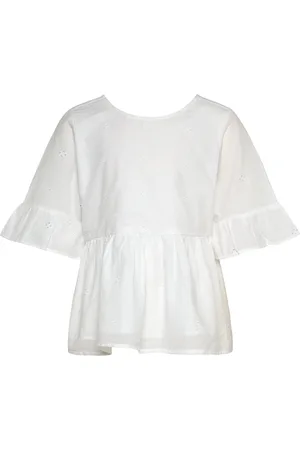 The New Tnnancy S_S Top Tops T-Kortærmet Skjorte White