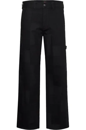 Dickies Jacquard Carpenter Pant Bottoms Trousers Cargo Pants Black