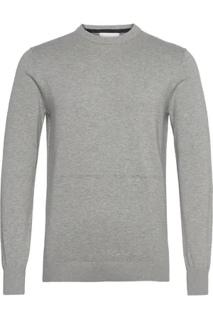 Bruun & Stengade Bs Jupiter Regular Fit Knitwear Tops Knitwear Round Necks Grey
