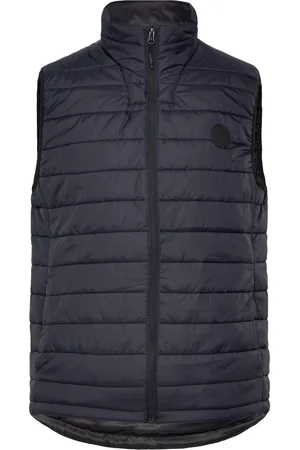 Lindbergh Light Weight Quilted Waistcoat Vest Navy