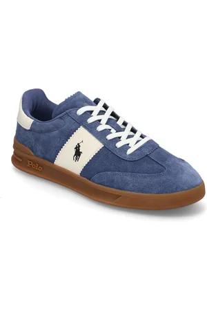 Ralph Lauren Heritage Aera Suede Sneaker Low-top Sneakers Blue