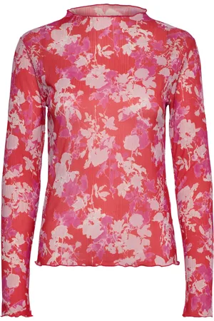 Mads Norgaard Fancy Jersey Minnie Top Tops T-shirts & Tops Long-sleeved Red