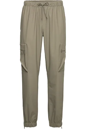 Rains Cargo Rain Pants Regular W3 Outerwear Rainwear Rain Pants Khaki Green