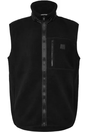 Rains Yermo Fleece Vest T1 Tops Sweatshirts & Hoodies Fleeces & Midlayers Black