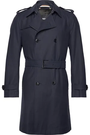HUGO BOSS H-Hyde-Trench-241 Trenchcoat Frakke Navy