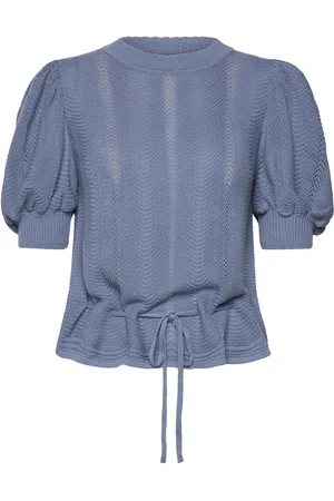 Munthe Felmine Tops Knitwear Jumpers Blue