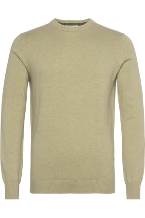 Bruun & Stengade Bs Jupiter Regular Fit Knitwear Tops Knitwear Round Necks Green