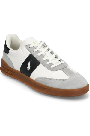 Ralph Lauren Heritage Aera Leather-Suede Sneaker Low-top Sneakers White