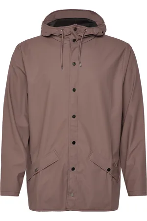 Rains Jacket W3 Outerwear Rainwear Rain Coats Brown