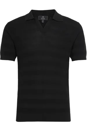 Matinique Mapolo V Heritage Tops Knitwear Short Sleeve Knitted Polos Black