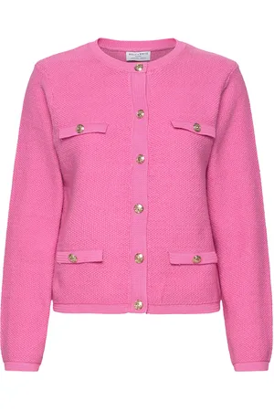 Lindex Jacket Juni Knitted Tops Knitwear Cardigans Pink