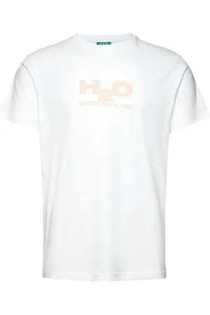 H2O Logo Tee Tops T-Kortærmet Skjorte White