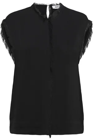 DAY Birger et Mikkelsen Lise - Matte Crepe Tops Blouses Sleeveless Black